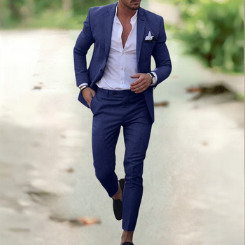 MARCELLO™ Elegant Suit Jacket + Trousers