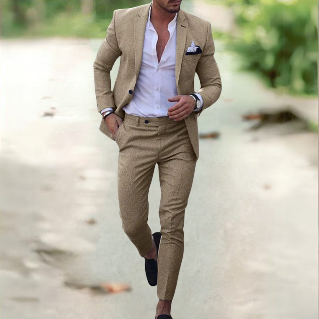 MARCELLO™ Elegant Suit Jacket + Trousers
