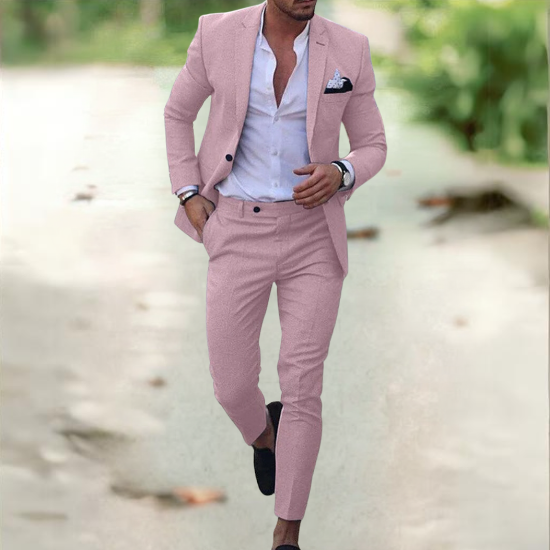 MARCELLO™ Elegant Suit Jacket + Trousers