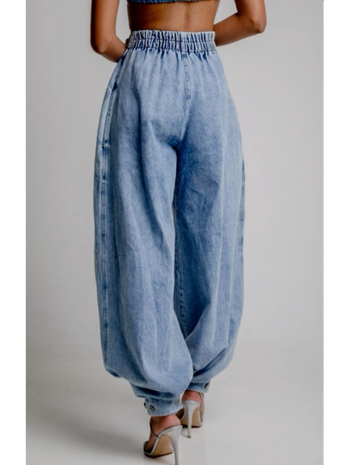 Una | High Waist Balloon Jeans